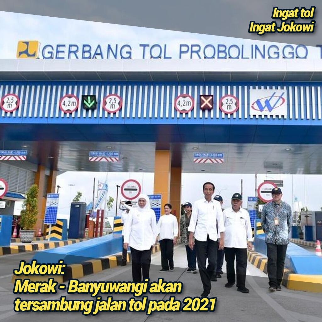 Presiden Jokowi Resmikan Tol Pasuruan-Probolinggo, Merak - Banyuwangi Kini Tersambung