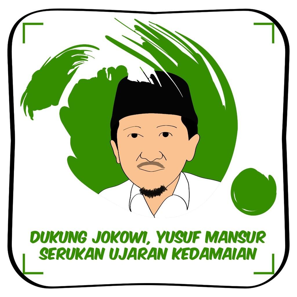Dukung Jokowi, Yusuf Mansur Serukan Ujaran Kedamaian