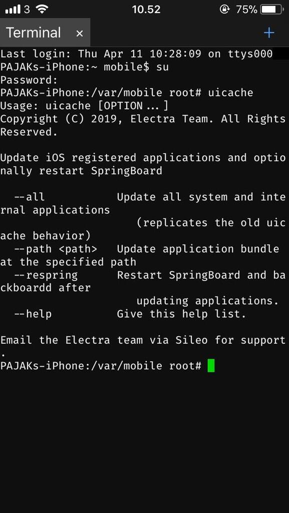 Balasan dari !! All About Jailbreak / UN-Jailbreak iOS & Troubleshooting Cydia !! | KASKUS