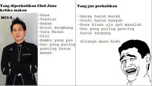 &#91;NGAKAK&#93; Meme Obrolan Chef Juna di Masterchef Indonesia