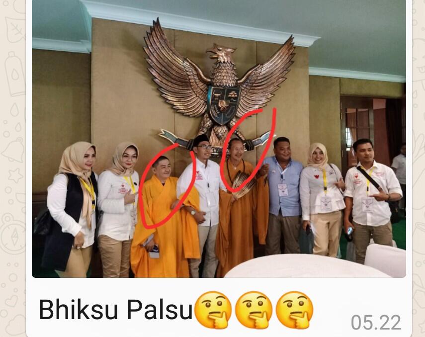 Kampanye Akbar Paslon 02 Di GBK Mengundang Bhiksu. Indah Nya Persatuan Yang Majemuk