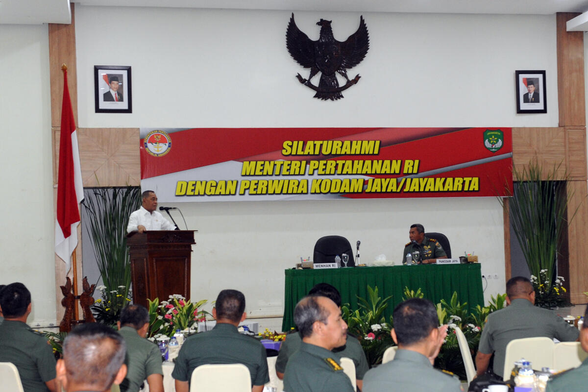 Jelang Pemilu 2019, Menhan Kembali Ingatkan Jajaran Kodam Jaya Jaga Netralitas