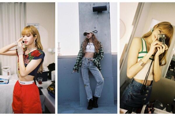 Inspirasi Tampil Energik, Tiru 10 Gaya Crop Top ala Lisa BLACKPINK