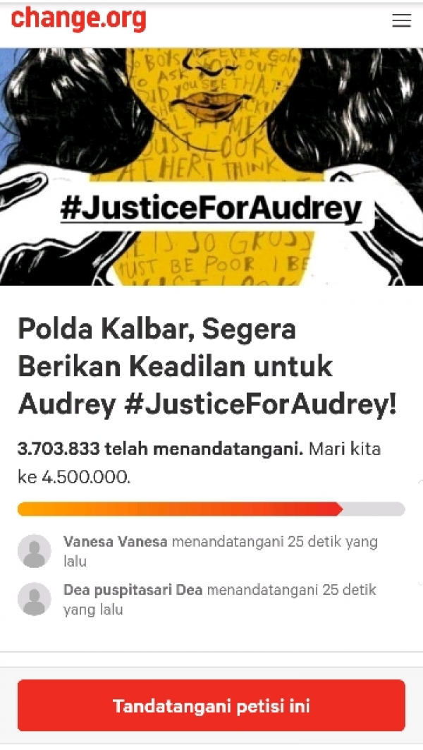 Miris, Ini 7 Fakta dalam Kasus Pengeroyokan Audrey