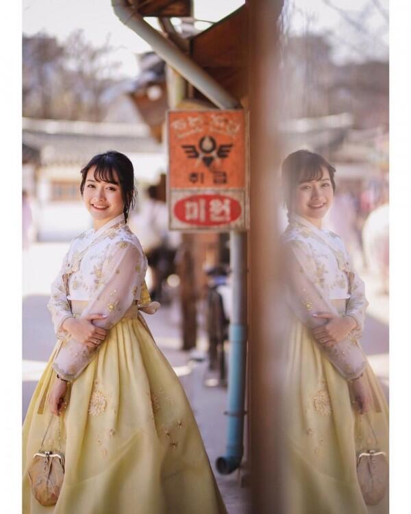 10 Potret Bulan Madu Kinal eks JKT48 di Korea, Bak Adegan Drama!