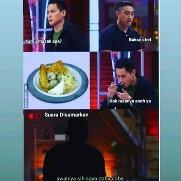 Bikin Ngakak, Ini 10 Meme Kocak Acara MasterChef Indonesia