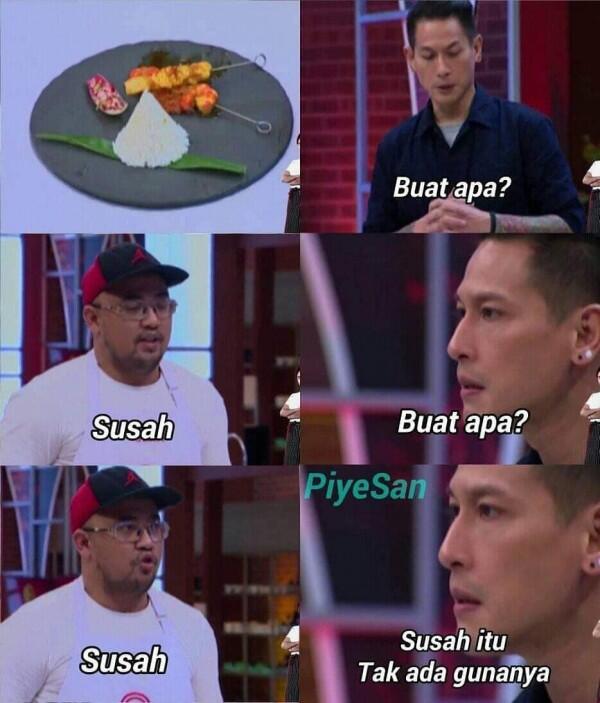 Bikin Ngakak, Ini 10 Meme Kocak Acara MasterChef Indonesia