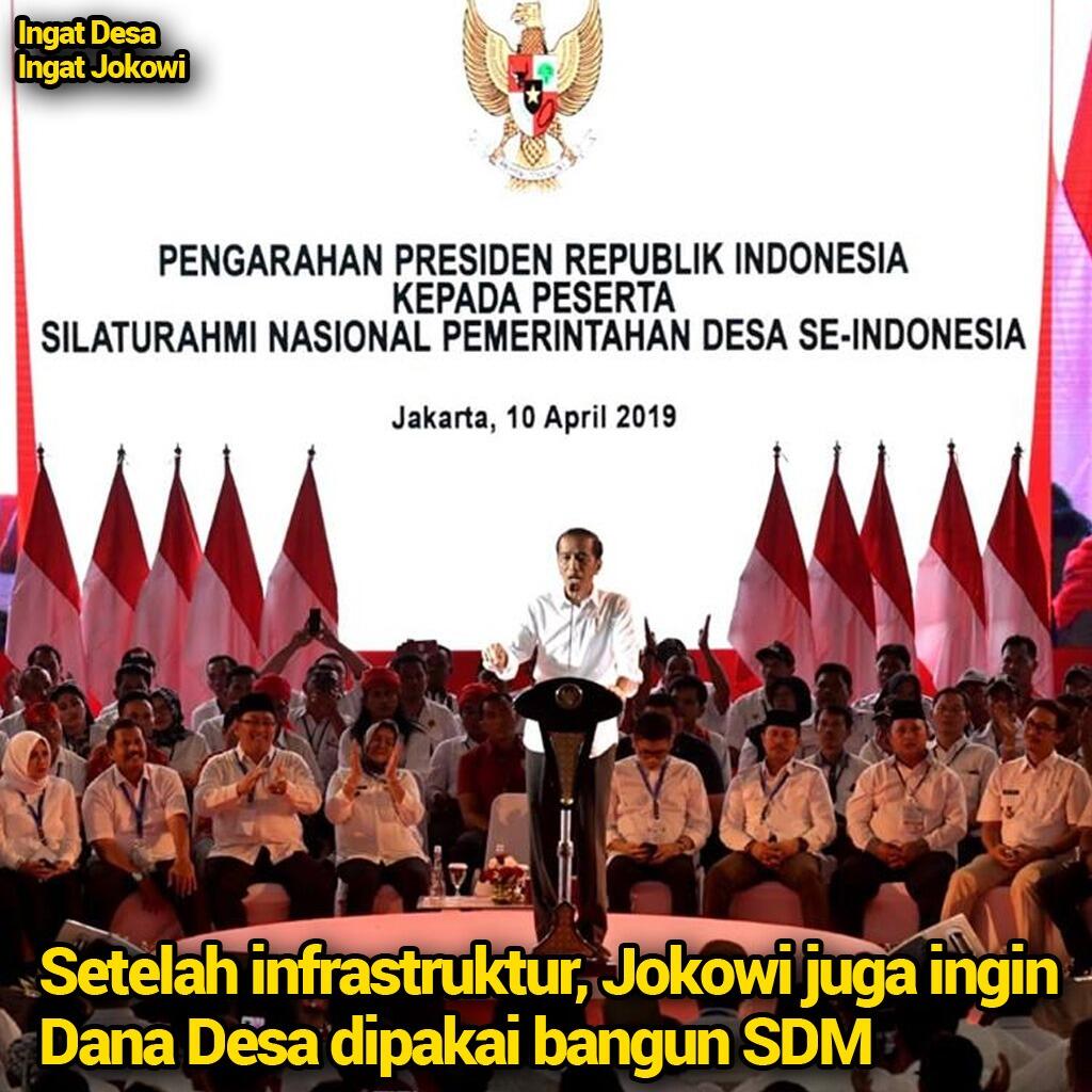 Setelah Infrastruktur, Jokowi Ingin Dana Desa Juga Digunakan untuk Pengembangan SDM