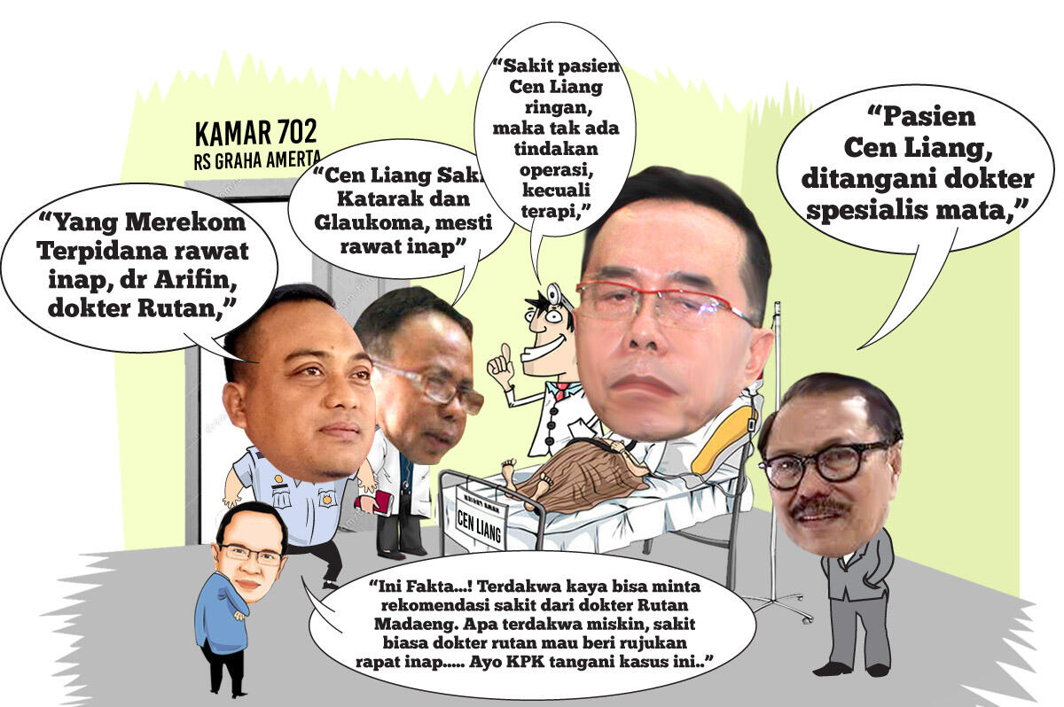 Cen Liang, Diduga Sakit Ringan