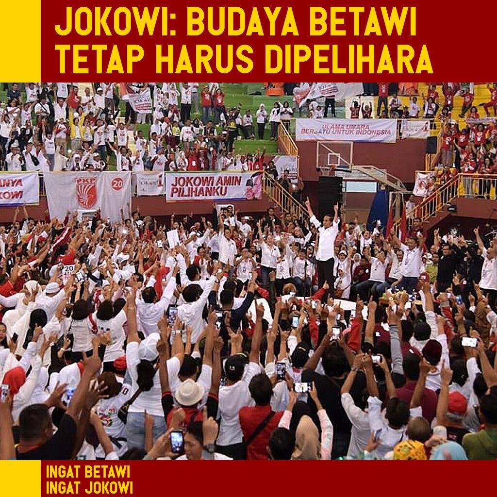 Jokowi: Budaya Betawi Tetap Harus Kita Pelihara