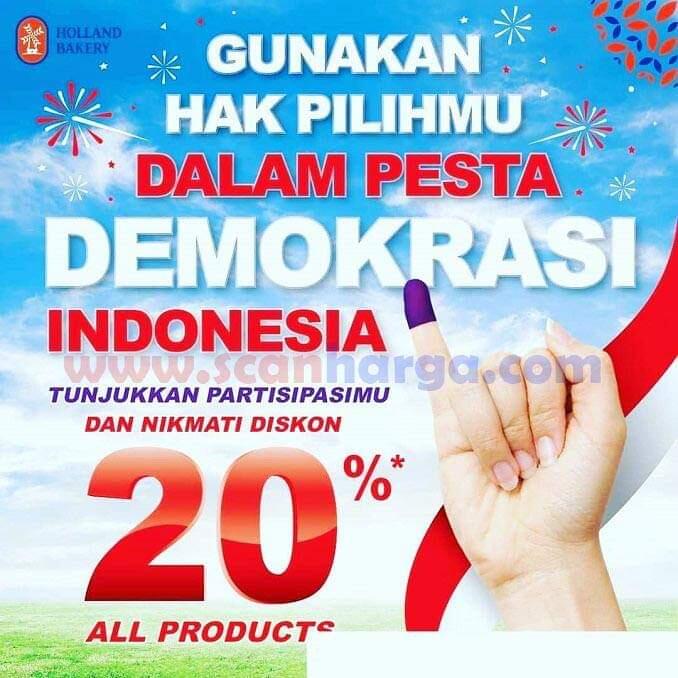Kumpulan Promo Diskon Pemilu 2019, Makanya Jangan Golput!
