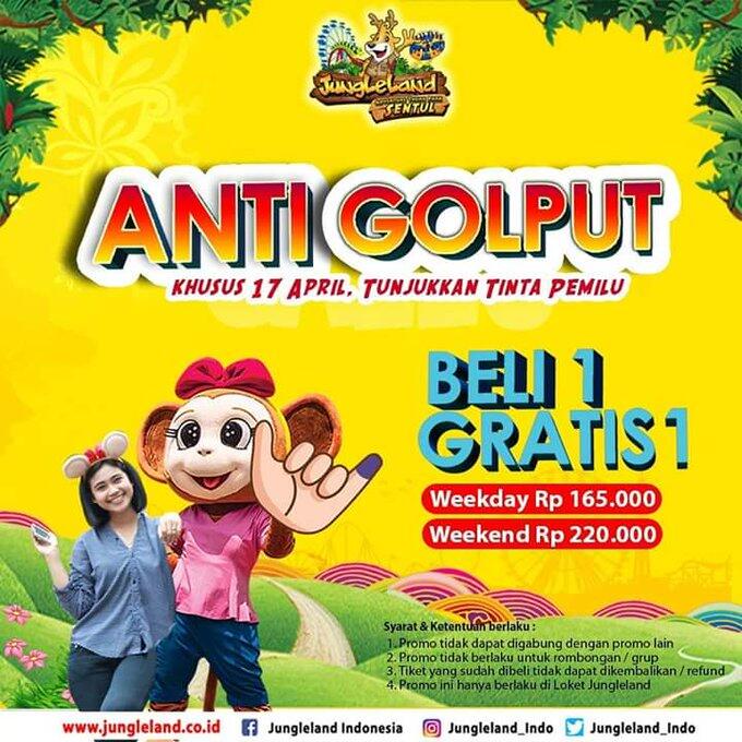 Kumpulan Promo Diskon Pemilu 2019, Makanya Jangan Golput!