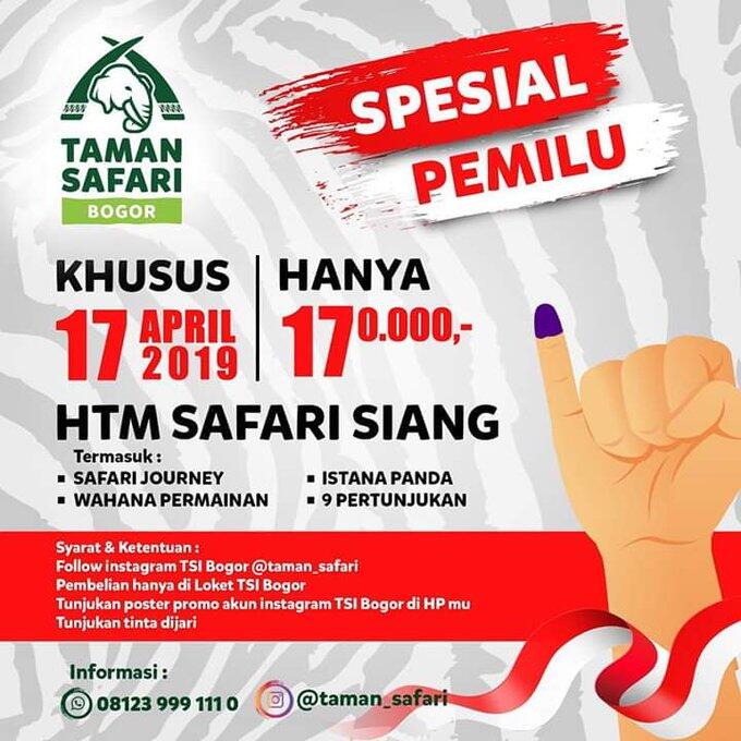 Kumpulan Promo Diskon Pemilu 2019, Makanya Jangan Golput!