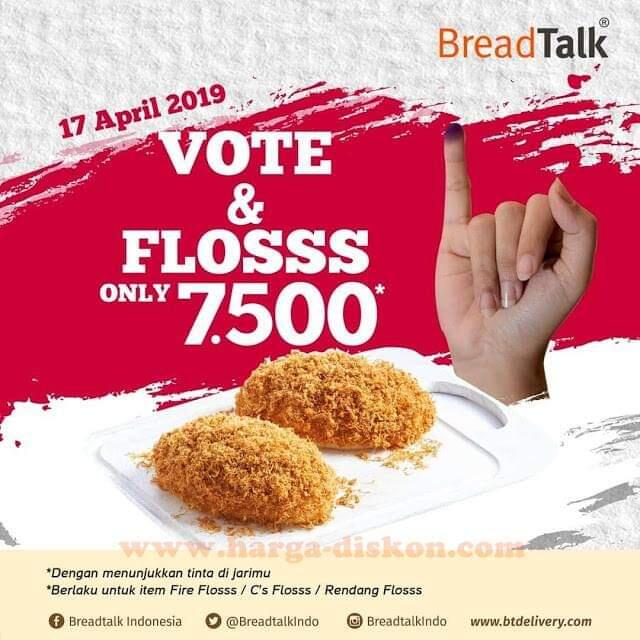 Kumpulan Promo Diskon Pemilu 2019, Makanya Jangan Golput!