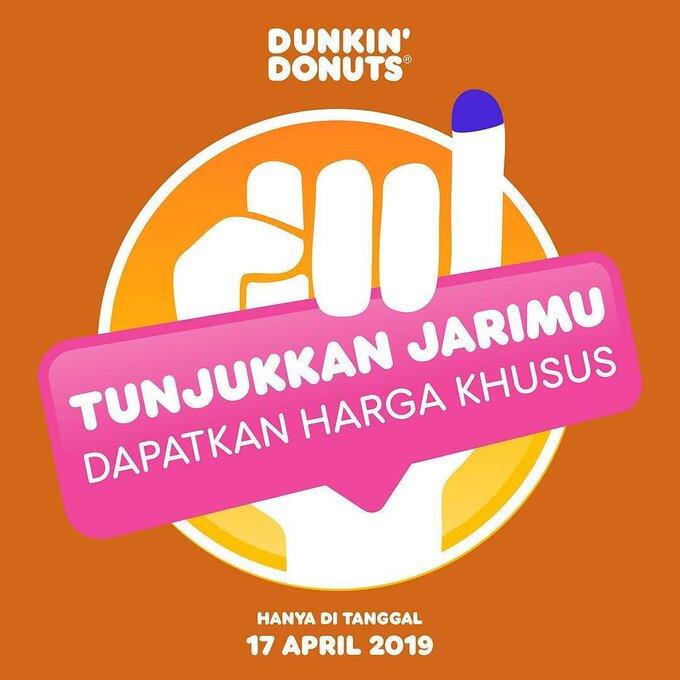 Kumpulan Promo Diskon Pemilu 2019, Makanya Jangan Golput!