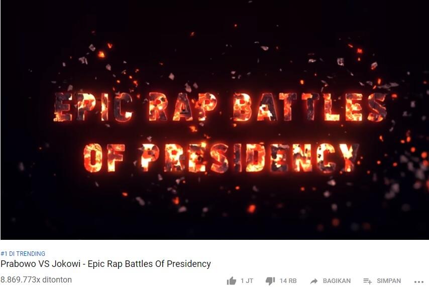 Prabowo VS Jokowi, Begini Jadinya Kalau Mereka Battle Rap!