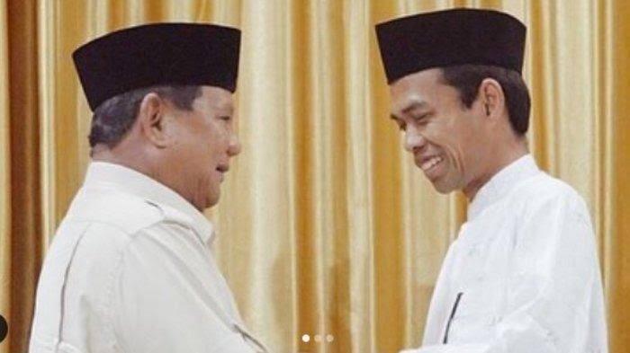 Apa Yang Terjadi Ketika Prabowo Bertemu Dengan Ustadz Abdul Somad !!