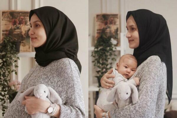 10 Potret Manis Dwi Handa Bareng Putri Mungilnya, Gemas banget!
