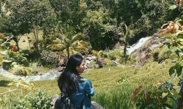 9 Potret Indahnya Air Terjun Kedung Kandang, Asri di Persawahan Yogya