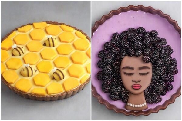 11 Pie Buah yang Uniknya Kebangetan, Yakin Punya Hati buat Makan?