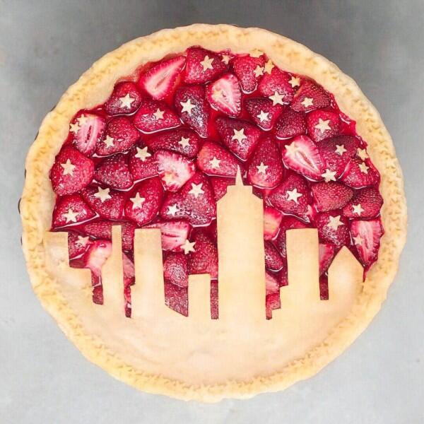 11 Pie Buah yang Uniknya Kebangetan, Yakin Punya Hati buat Makan?