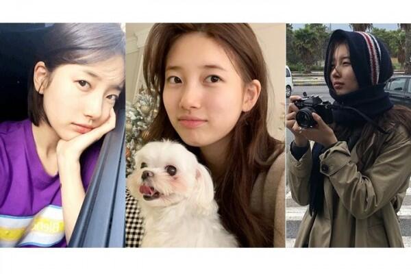 10 Potret Memesona Bae Suzy dengan Tampilan Bare Face