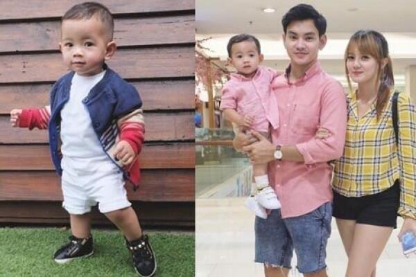 10 Potret Atlansyah Adelio, Keponakan Chand Kelvin yang Lucu Abis
