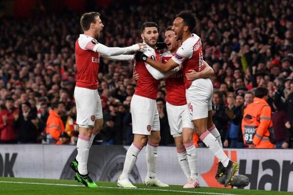 Gasak Napoli, Arsenal Satu Langkah Menuju Perempat Final Liga Eropa