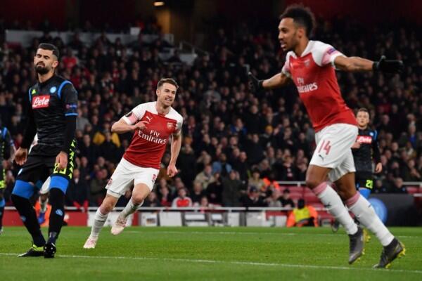 Gasak Napoli, Arsenal Satu Langkah Menuju Perempat Final Liga Eropa
