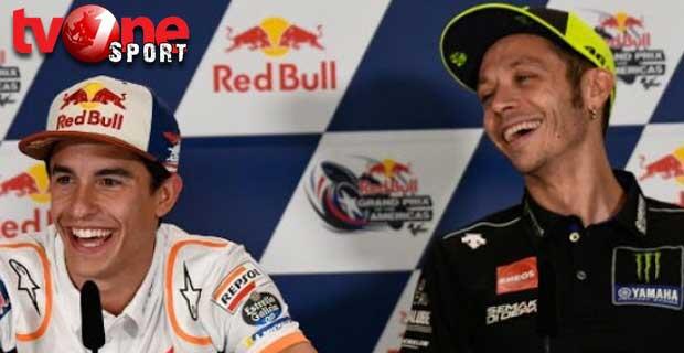 Marquez Sebut Salaman dengan Rossi Ibarat Cium Kekasih