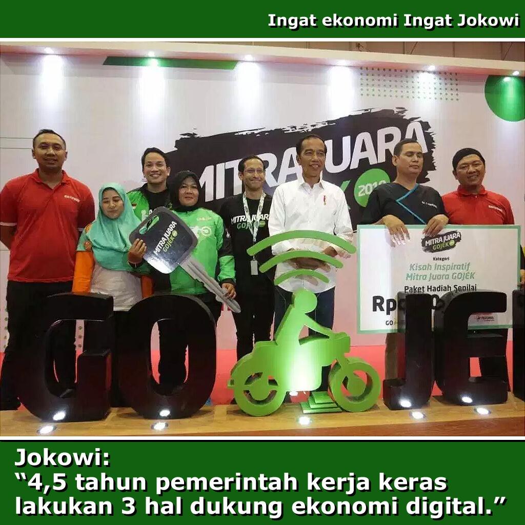 Jokowi Bangga GoJek Jadi Decacorn Pertama di Indonesia