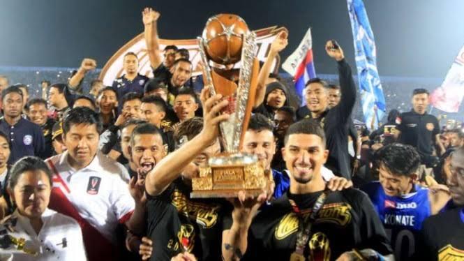Arema juara piala presiden setelah mengalahkan persebaya