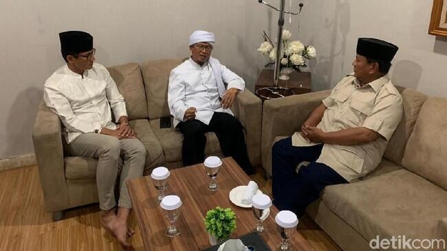 Ditemui Prabowo-Sandiaga, Aa Gym: Bismillah Saya Pilih 02