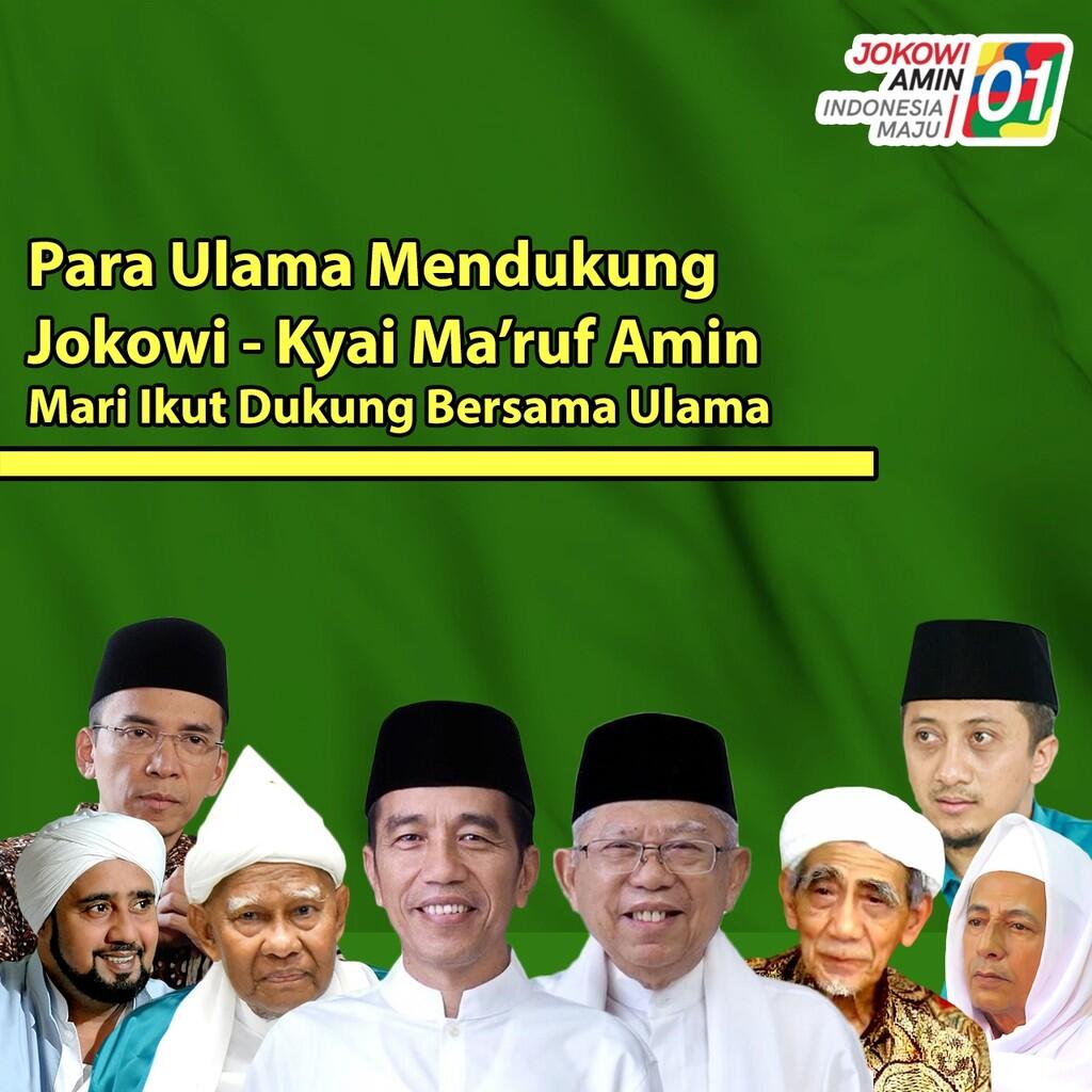 Mbah Moen dan Habib Luthfi Beri Restu Jokowi