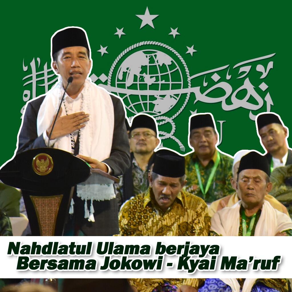 Mbah Moen dan Habib Luthfi Beri Restu Jokowi