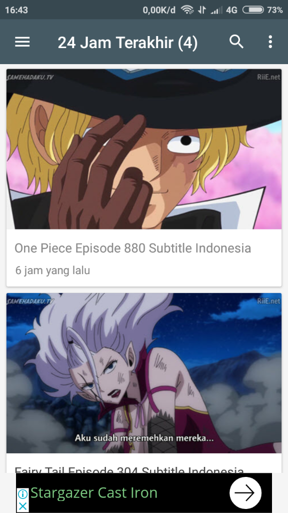 Aplikasi Kumpulan Anime
