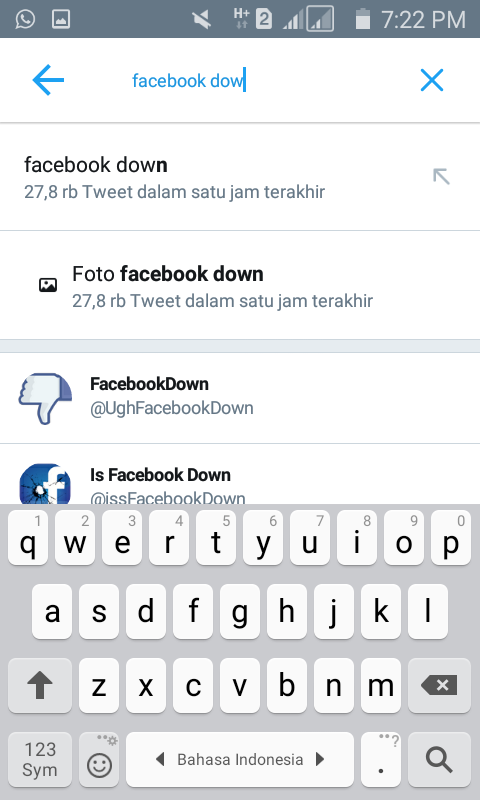 Facebook Down