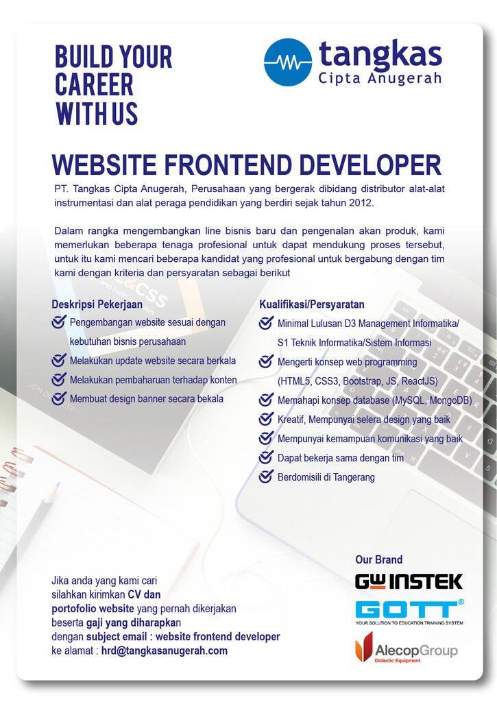 website designer (Front End Developer)
