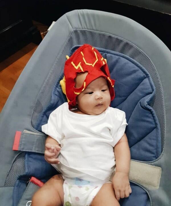 10 Potret Rajendra Satya, Anak Kedua Revalina S. Temat yang Imut Abis