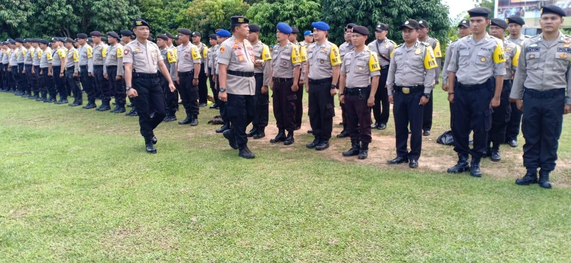 Pengaman TPS di Banyuasin, Ratusan Polisi di Kerahkan