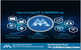 Koneksi internet Maxmedia Jabodetabek