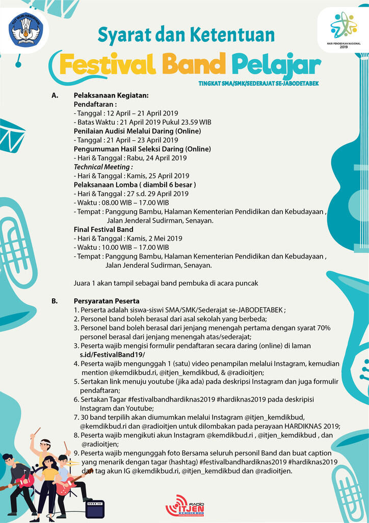 Lomba Band Pelajar Berhadiah PULUHAN JUTA!!