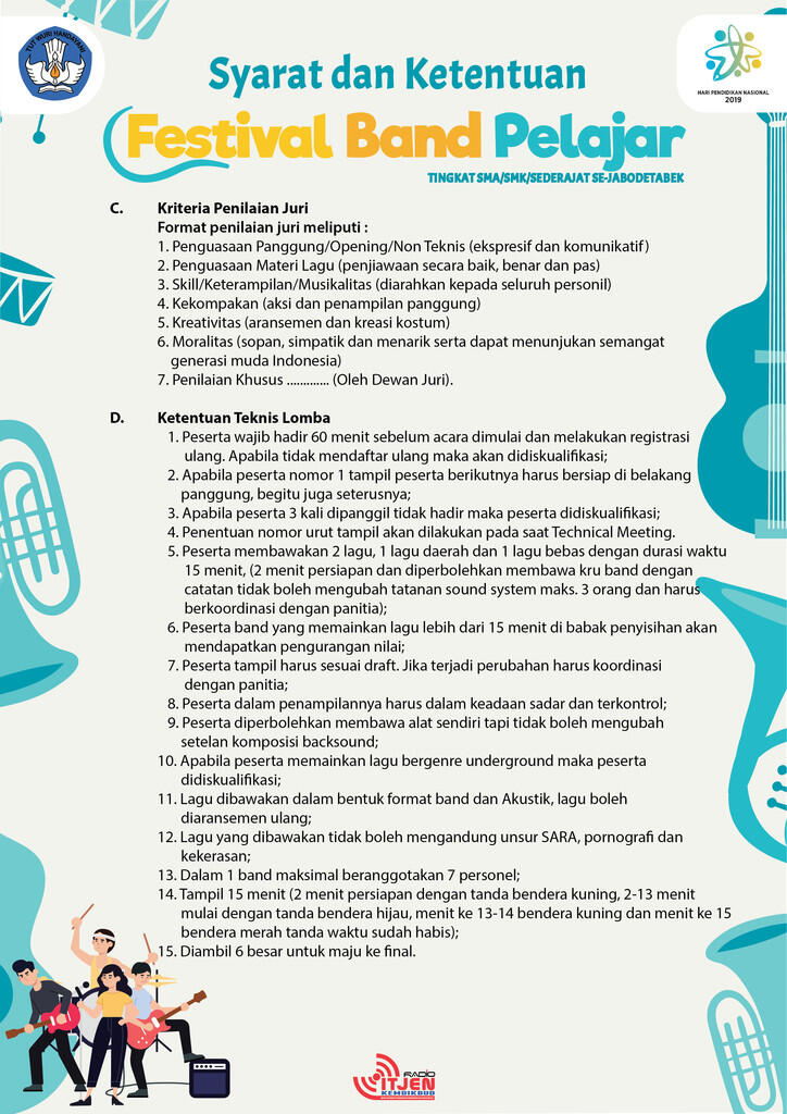 Lomba Band Pelajar Berhadiah PULUHAN JUTA!!