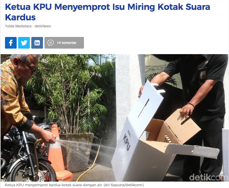 680 Kotak Suara Rusak Terendam Lumpur, KPU Bogor Keluarkan Cadangan