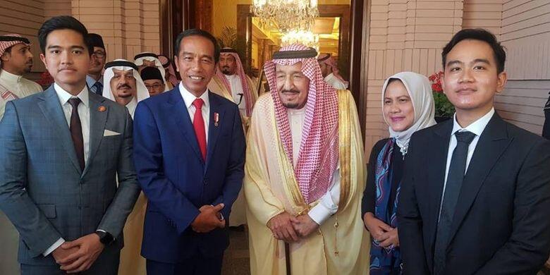 Presiden Jokowi Ajak Gibran dan Kaesang Bertemu Raja Salman