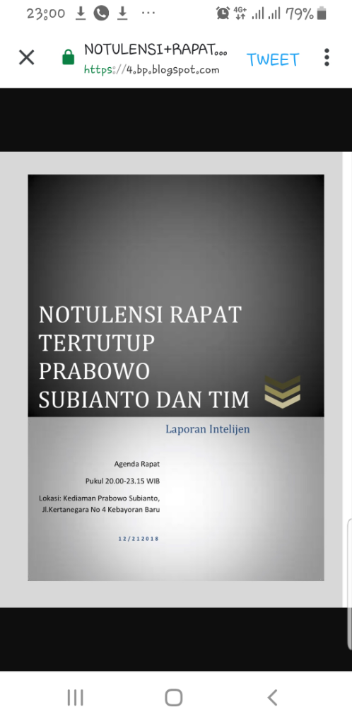 GERINDRA AKAN POLISIKAN ALLAN NAIRN KARENA DOKUMEN YANG DIDUGA SUDUTKAN PRABOWO