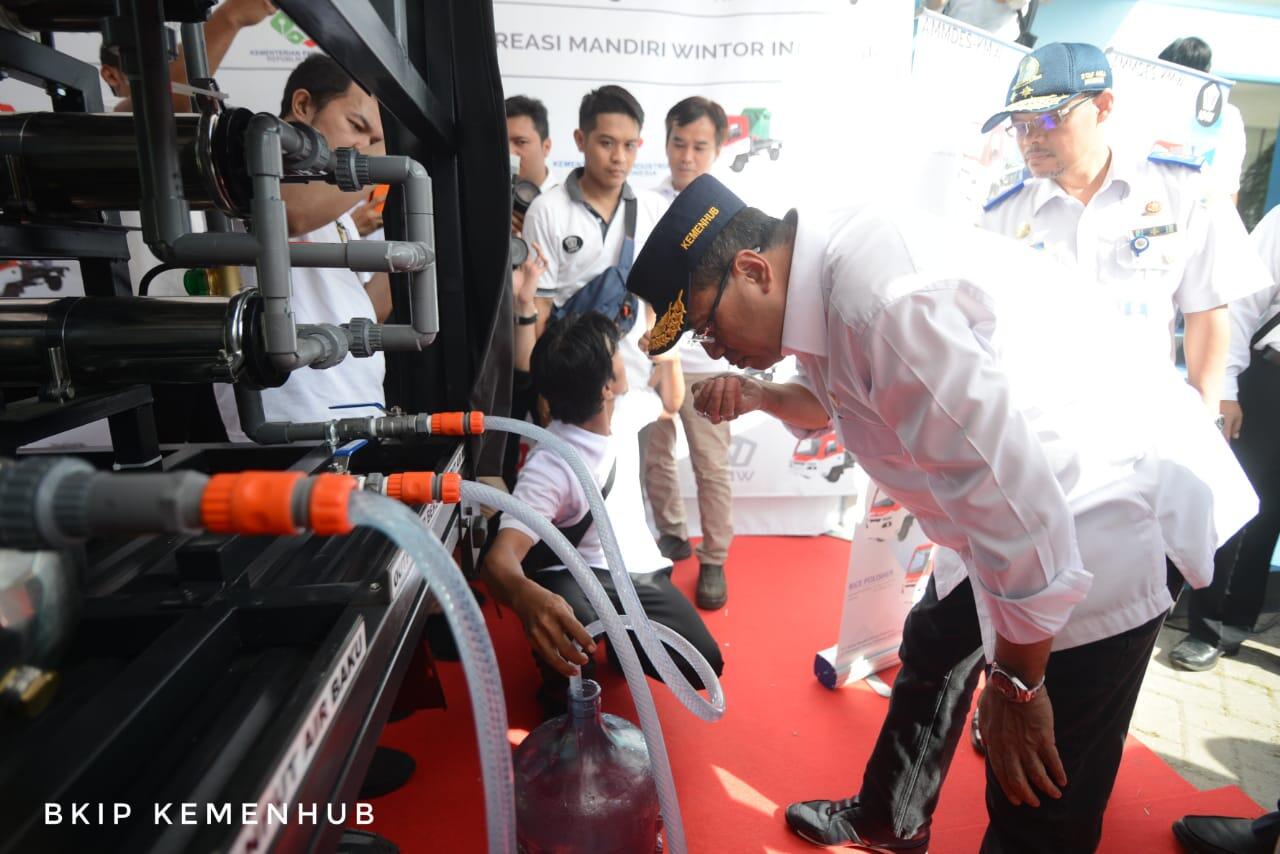 Menhub Buka Program Diklat Pemberdayaan Masyarakat di Tangerang dan Marunda