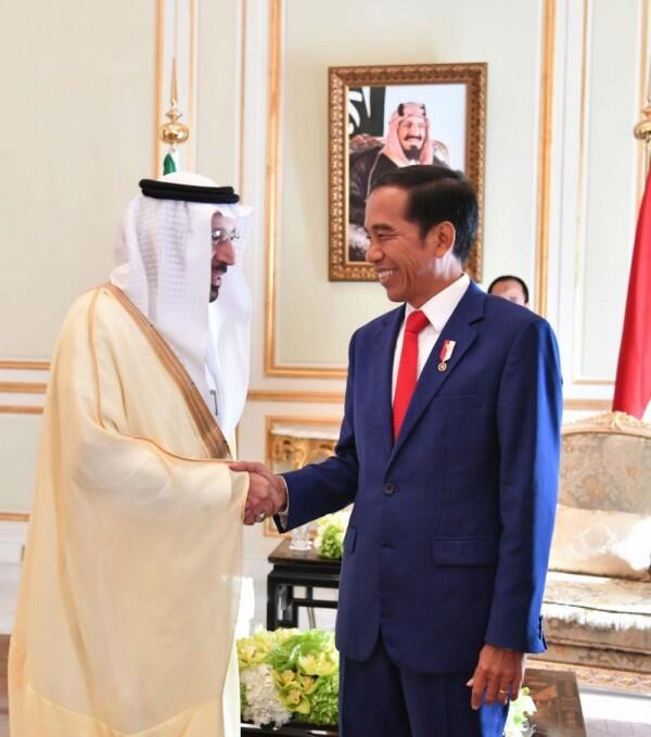 Jokowi dan Menteri Energi Saudi Bahas Kerja Sama Kilang Cilacap