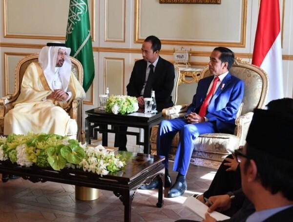 Jokowi dan Menteri Energi Saudi Bahas Kerja Sama Kilang Cilacap