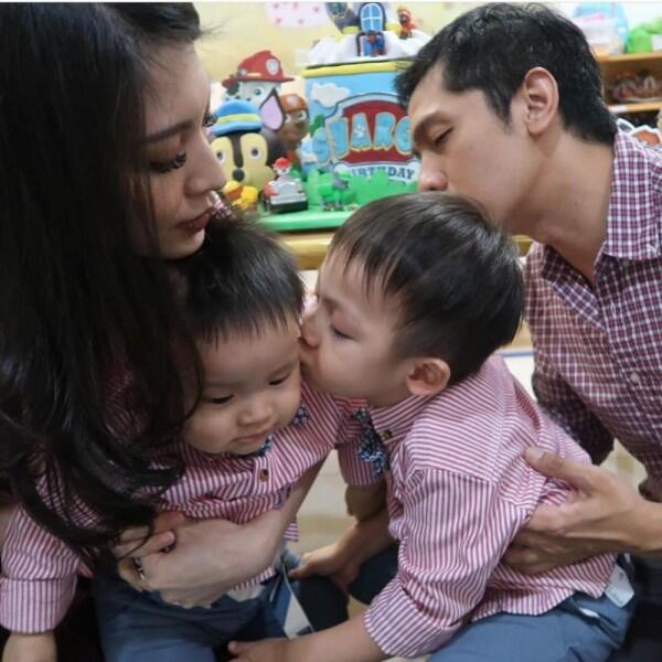 10 Potret Svarga dan Parvaiz, Anak Donita dan Adi Nugroho yang Imut